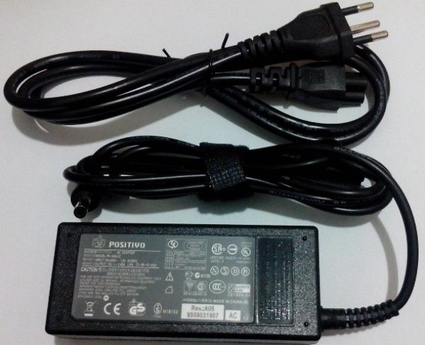 fonte notebook positivo MObile 19 vlts 3.42 amp.